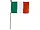AR879 | Bulk Buys Mini Irish Flag with Wooden Pole for