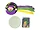 AT155 | Bulk Buys DIY Mardi Gras Tambourine Craft Kit for