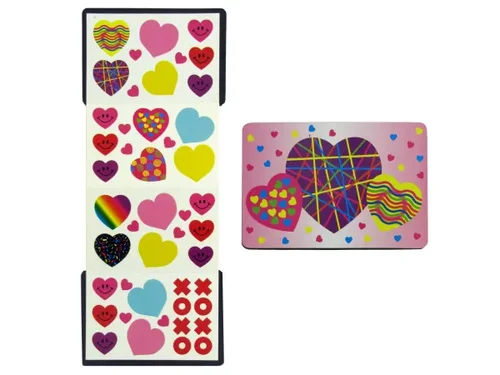 AT208 | Bulk Buys Magnetic Valentine's Sticker Set in Fun