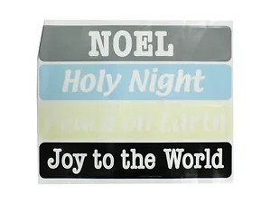 AT315 | Bulk Buys Holiday Inspirational Stickers - Set of 4