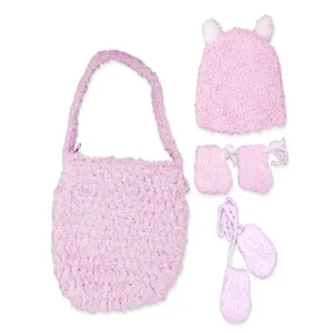 BG214 | Bulk Buys Cozy Hand Knit Bag with Toddler