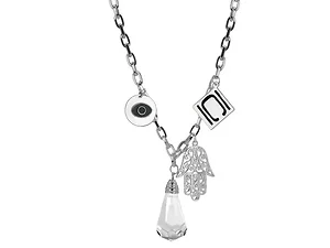 Bulk Buys Elegant Nikki Chu Silver Cable Link Necklace with