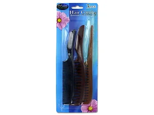 BI105 | Salon Collections Durable Plastic Hair Comb Set - 3