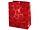 BH400 | Bulk Buys Glittering Red Hearts Valentine's Gift Bag