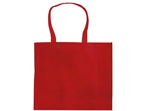 BH513 | Bulk Buys Stylish Red Foldable Shopping Tote Bag
