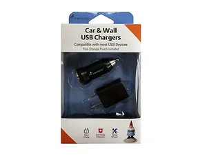 BH523 | Bulk Buys Travelocity USB Charger Set for Home and