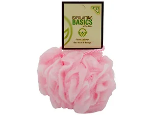 BI401 | Bulk Buys Soft Pink Exfoliating Body Sponge with