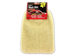 CA012 | Bulk Buys Premium Chenille Car Wash Mitt with Scrub