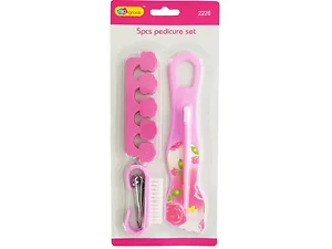 Bulk Buys Premium 5-Piece Foot Care Set for Flawless Toes