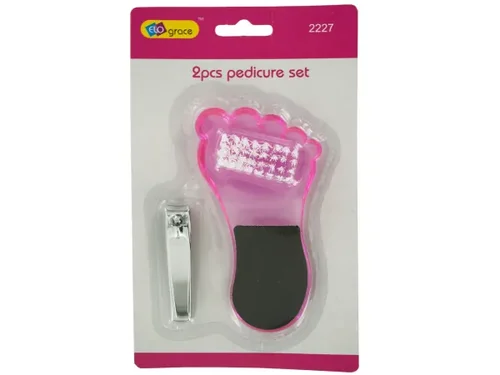 Bulk Buys Compact Travel Pedicure Kit for On-the-Go Grooming