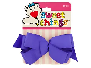BI784 | Bulk Buys Vibrant Bow Hair Clips - Colorful Ribbon