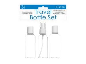 Bulk BI801 Travel Twist Top  Spray Bottle Set