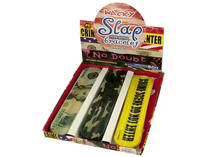 BI843 | Bulk Buys Assorted Slap Bracelets for Party Favors