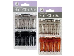 Bulk BI851 Neutral Color Claw Hair Clip Set