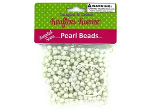 CC523 | Krafters Korner Assorted Plastic Pearl Beads for