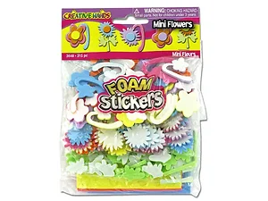 CC468 | Bulk Buys Colorful 315-Piece Foam Flower Stickers