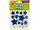 CC081 | Bulk Buys 24-Piece Reflective Stars Foam Stickers
