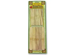 Krafters Korner Craft Wooden Sticks - 50 Pack for Creative