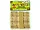 Krafters Korner Natural Wood Grooved Craft Sticks - 50 Pack