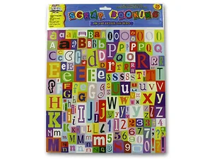 CC924 | Krafters Korner Colorful Die-Cut Letter Sticker Set
