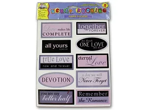 CC927 | Krafters Korner Theme-Based Scrapbook Stickers for