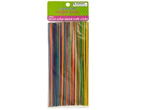 CG026 | Krafters Korner Vibrant Multi-Color Craft Sticks