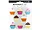 CG057 | Bulk Buys Colorful Cupcake Bling Stickers for