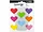 CG062 | Bulk Buys Charming Heart Stickers for Drinks and