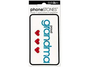 Bulk Buys Sparkly Proud Grandma Phone Stones Stickers Set