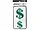 Bulk Buys Sparkling Money Sign Phone Stickers for