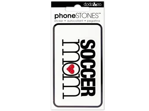CG160 | Bulk Buys Fun Jeweled Sticker for Soccer Moms