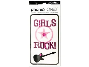 Bulk Buys Girls Rock! Jeweled Phone Stickers for Creative