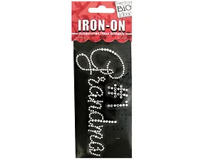 CG174 | Bulk Buys '#1 Grandma' Rhinestone Iron-On Transfer