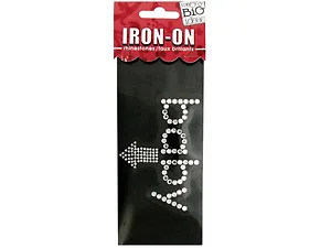 CG176 | Bulk Buys 'Baby' Rhinestone Iron-On Transfer with