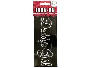 Bulk Buys 'Daddy's Girl' Rhinestone Transfer for Bling