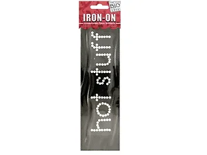 CG229 | Bulk Buys 'Hot Stuff' Rhinestone Iron-On Transfer