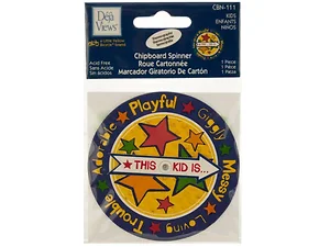 CG375 | Bulk Buys Fun Spinner Sticker for Kids' Crafts
