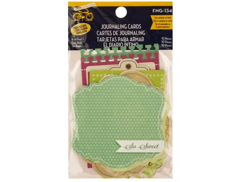 CG400 | Bulk Buys Magical Themed Journaling Cards Set - 10