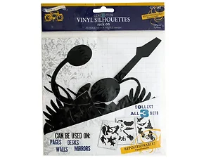 CG407 | Bulk Buys Vintage Rock Music Vinyl Silhouettes Set