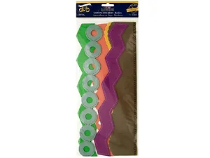 CG494 | Bulk Buys Colorful Canvas Border Stickers for Craft