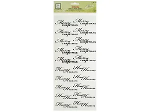 CG498 | Bulk Buys Festive Christmas Greetings Clear