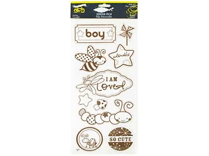 CG559 | Bulk Buys Snugglebug Boy Shrink Film Craft Set - 10