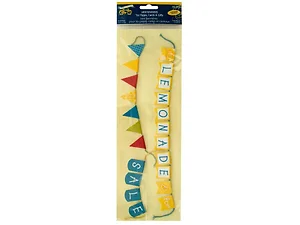 CG569 | Bulk Buys Colorful Lemonade Stand Mini Craft Banner