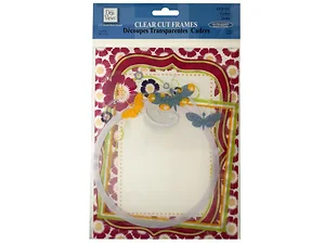 CG631 | Bulk Buys Garden-Themed Clear Cut Frames with