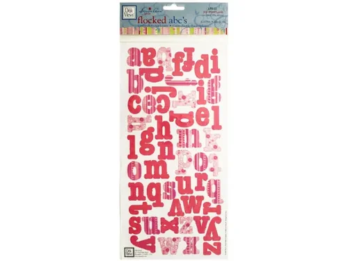 CG705 | Bulk Buys My Sweet Girl Flocked ABCs Sticker