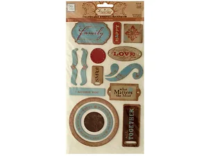 CG742 | Bulk Buys Charming Family-Themed Self-Adhesive