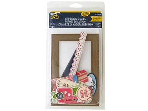 CG758 | Bulk Buys Summer Cottage Chipboard Shapes Set - 33