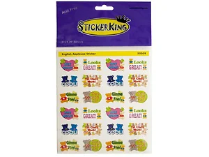 CH048 | Bulk Buys Charming Teddy Bear and Shamrock Sticker