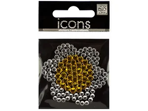 CG780 | Bulk Buys Sparkling Rhinestone Floral Adhesive