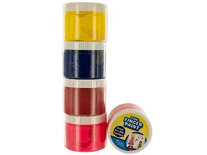 CN505 | Bulk Buys Vibrant Washable Finger Paint Set - 3 fl.